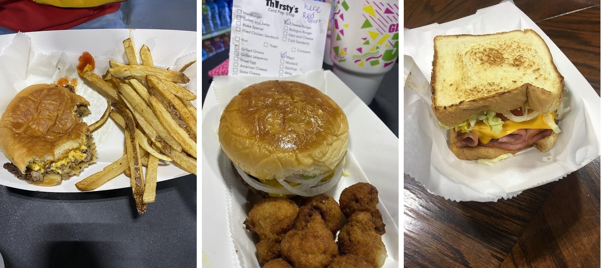 Thirsty's Cold Pop Stop Menu